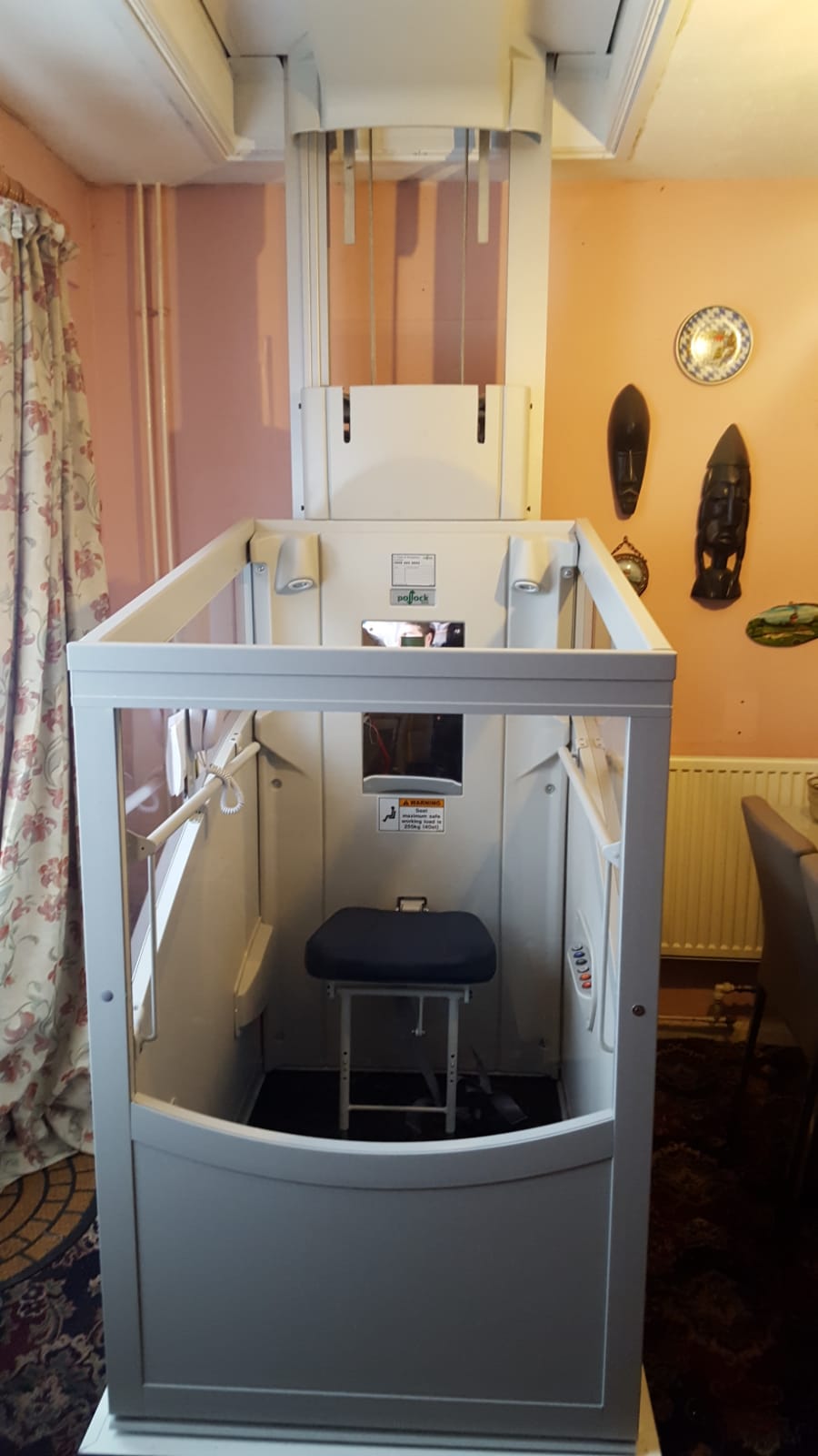 Pollock Through Floor Lift Install On Behalf of Manchester City Council