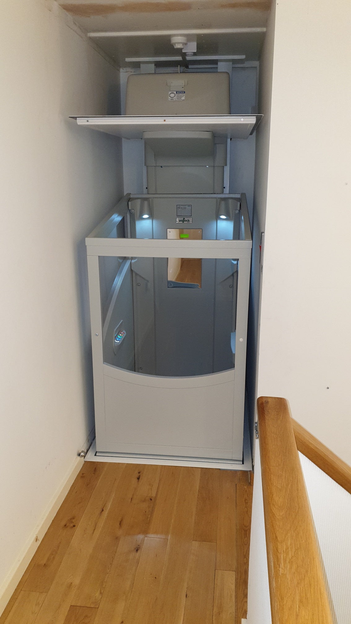 Letter from customer after through floor lift install