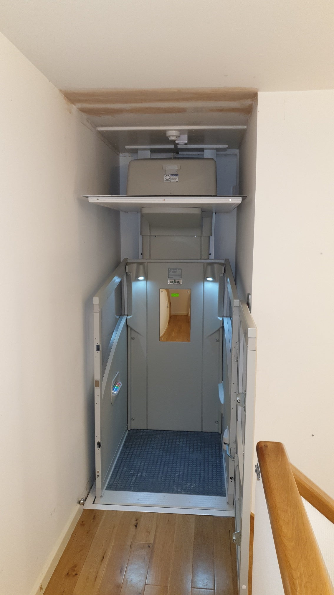 Letter from customer after through floor lift install