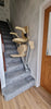 Another Happy Aline Customer with a new Brooks Stairlift with Folding Hinged Rail