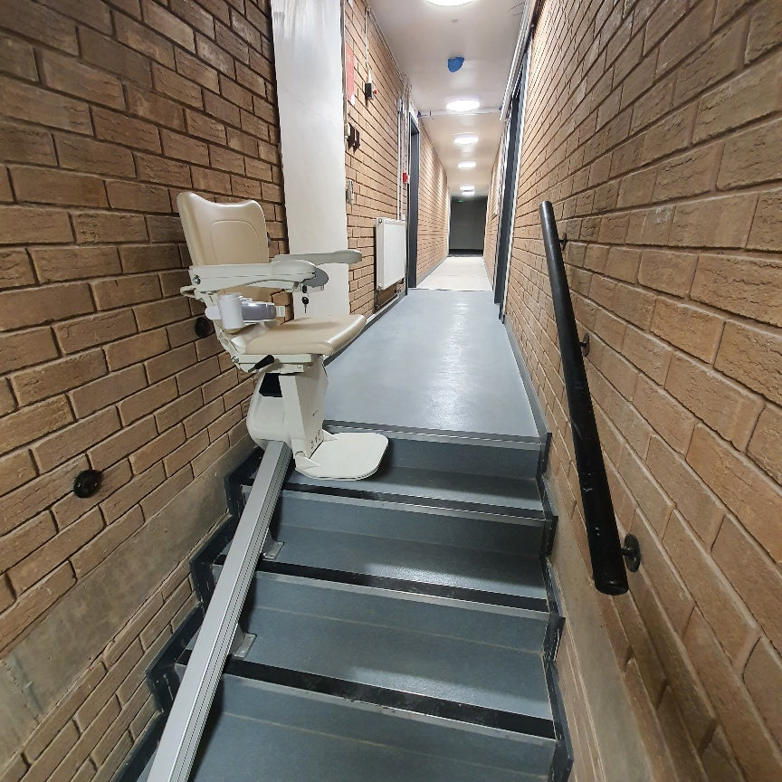 Install of Handicare 1100 Friction Drive Stairlift in Wrexham