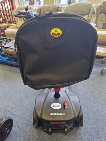 Mini Mobility Auto Useful Rear Seat Slip On Carry Bag Curved Shaped Black