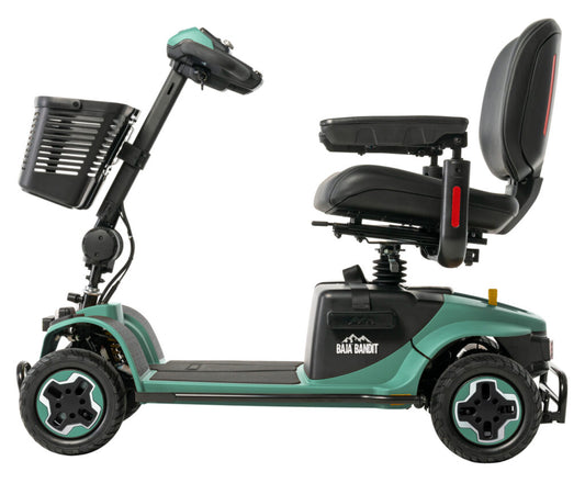 Pride Baja Bandit Mobility Scooter 4 wheel 8 MPH Heavy Duty Large Lithium Mobility Scooter