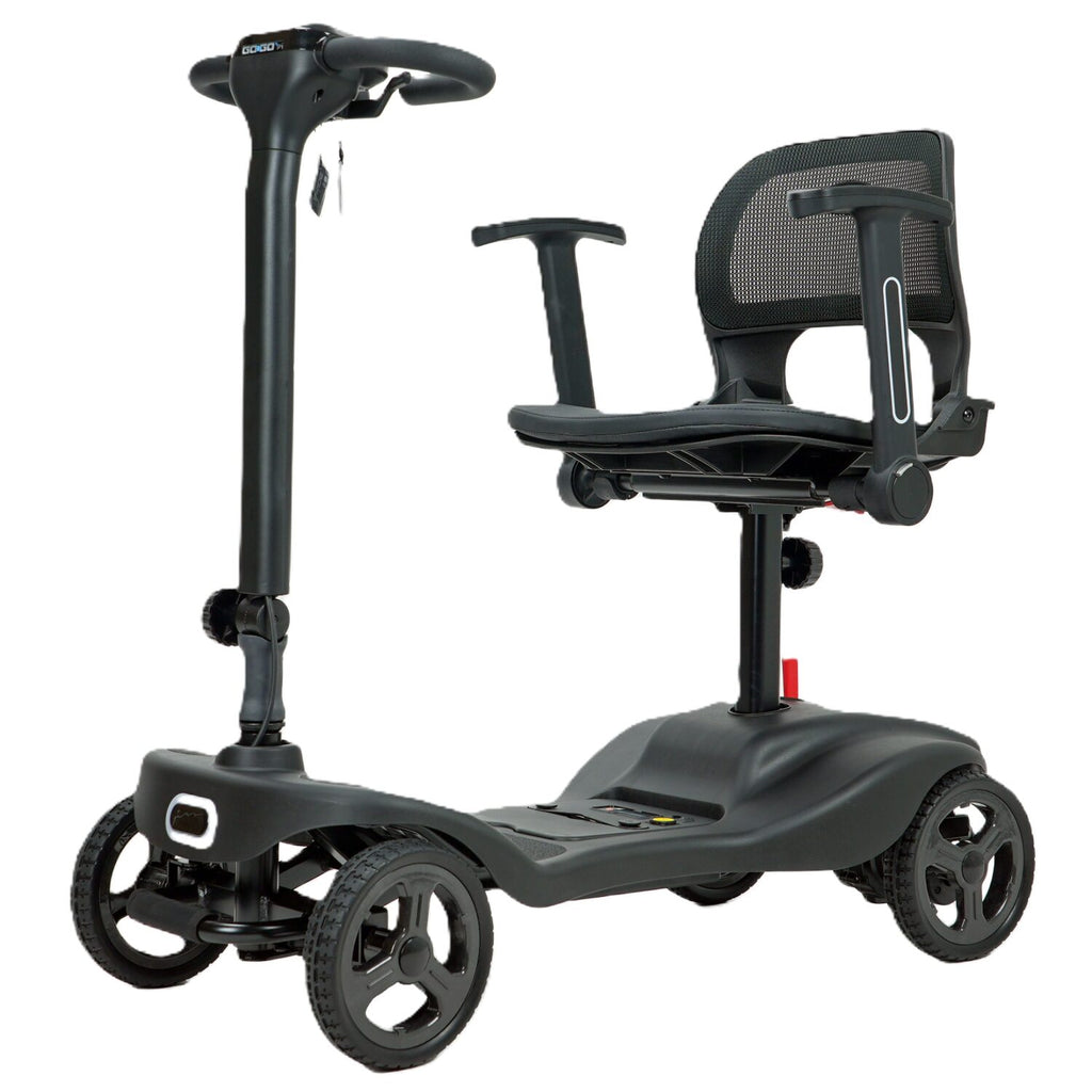 Pride MG Lite Super Lightweight 4MPH 4 Wheel Mobility Scooter Battery Operated In Black Dismantles