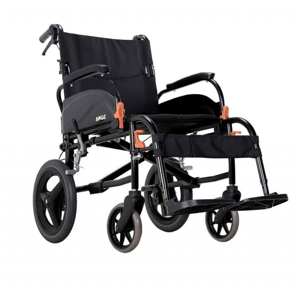 Karma Soma Lightweight Agile Transit Wheelchair Crash Tested AGL-F14 16" 18" or 20" seat width