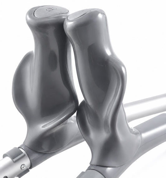 P23385 Large Pair Tall Comfy Anatomical Grip Double Adjustable Height Elbow Crutches