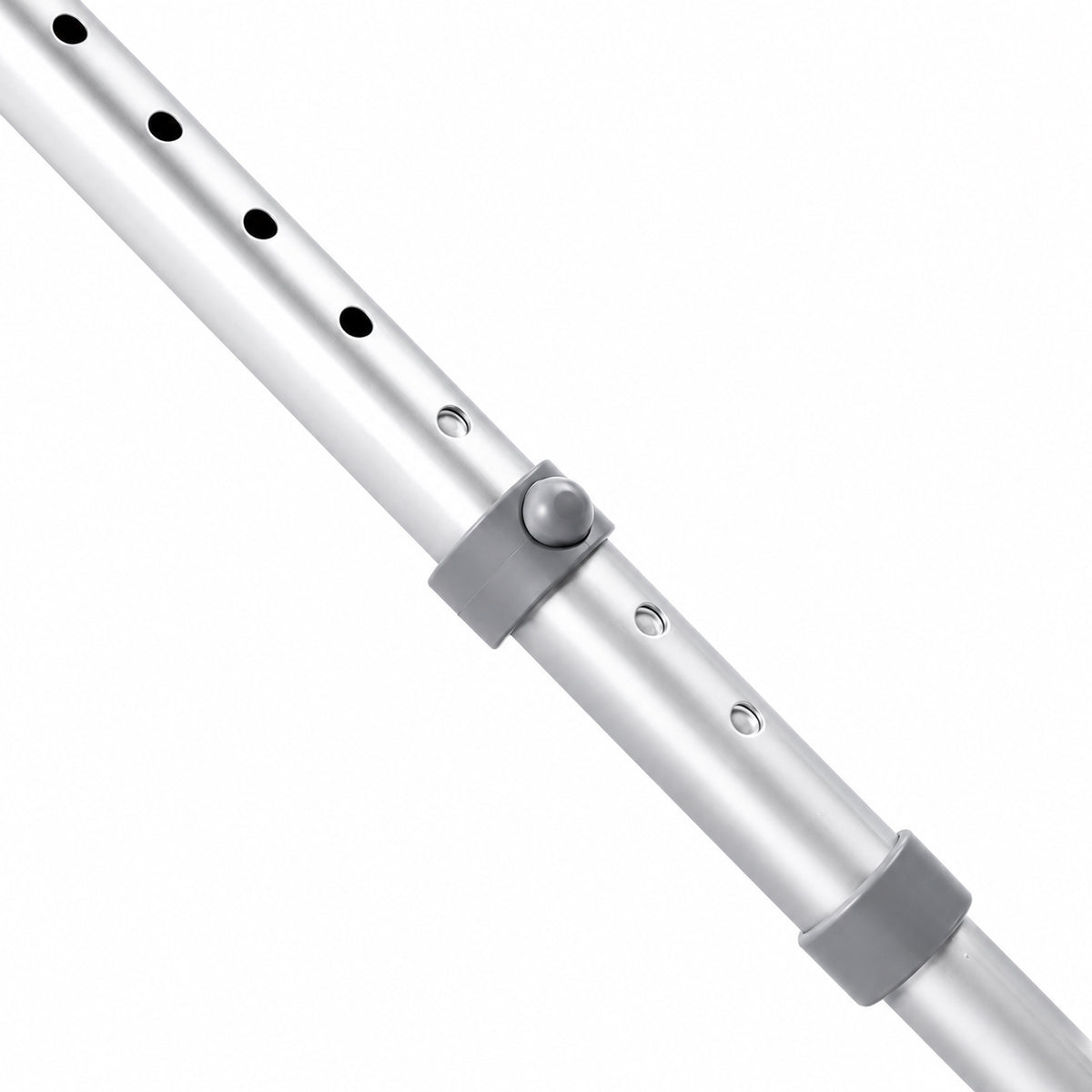 NRS P23373 Medium Standard Pair of Double Adjustable Elbow Crutches 24" to 34"
