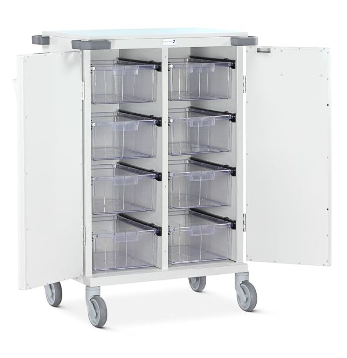Bristol Maid Double Door Unit Dosage Trolley - UDTD/HSB/OP32
