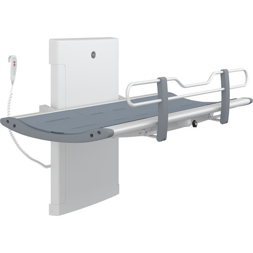 R8586318301 Pressalit SCT 3500 1410mm or 1910mm Powered Electric Wall Mounted Changing Bench Bed with Pressure Sensitive Stop