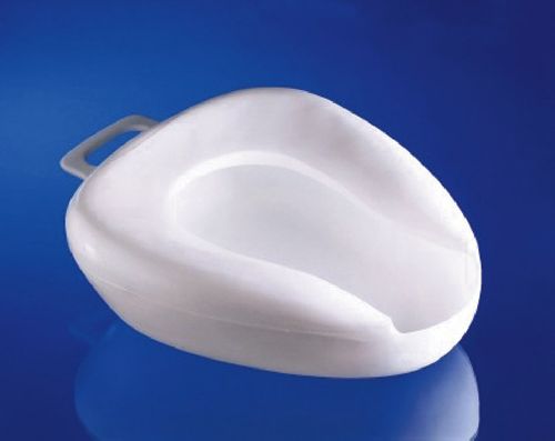 Able2 Oak Leaf White Shaped Smooth Bed Pan Male Female PR50008