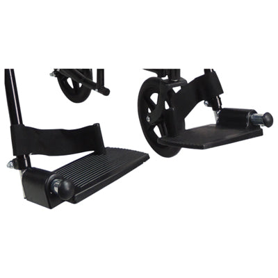 Aidapt Pair of Footrests for the VA171 in Black Aidapt Transit Chair VA171FR