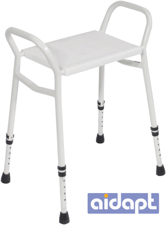 Aidapt Strood Shower Stool Steel VB635 Aluminium VB635H