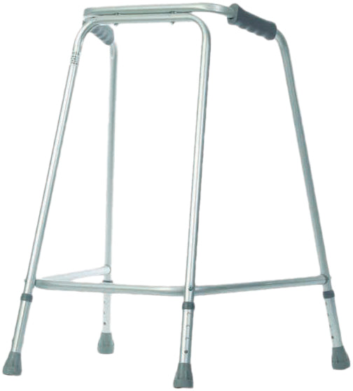 Aidapt Lightweight Walking Frame Zimmer Tall Standard or Narrow Home Outdoor Use With Without Wheels Small Medium Large