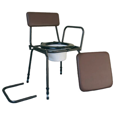 Aidapt Surrey Height Adjustable Commode Chair with Detachable Arms VR162