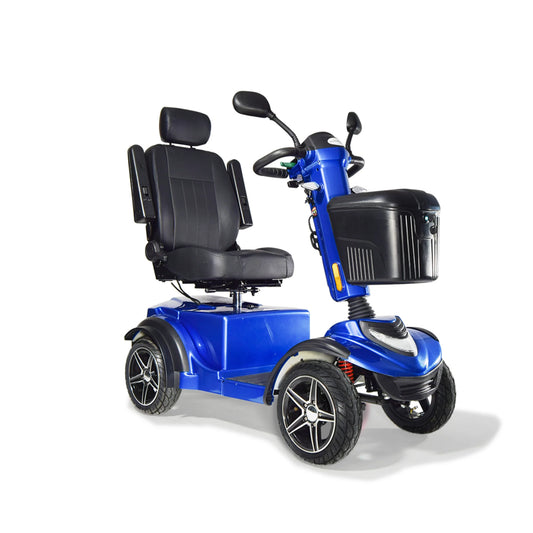 Scooterpac Ignite Mini Mobility Scooter 4 Wheel MIN011 Red Blue