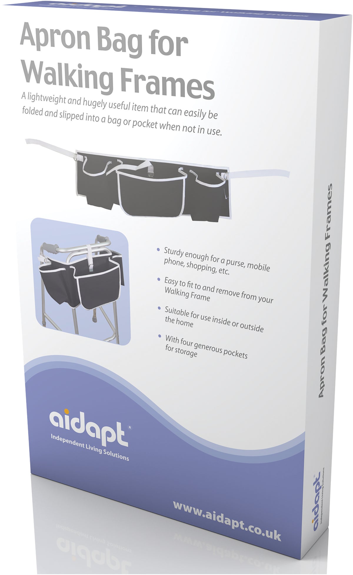 Aidapt Tablier Sac imperméable pour déambulateurs Zimmer VP179T