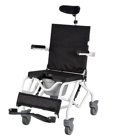 Mackworth M80 Aluminium Tilt Transit Shower/Commode Chair - 1601M80