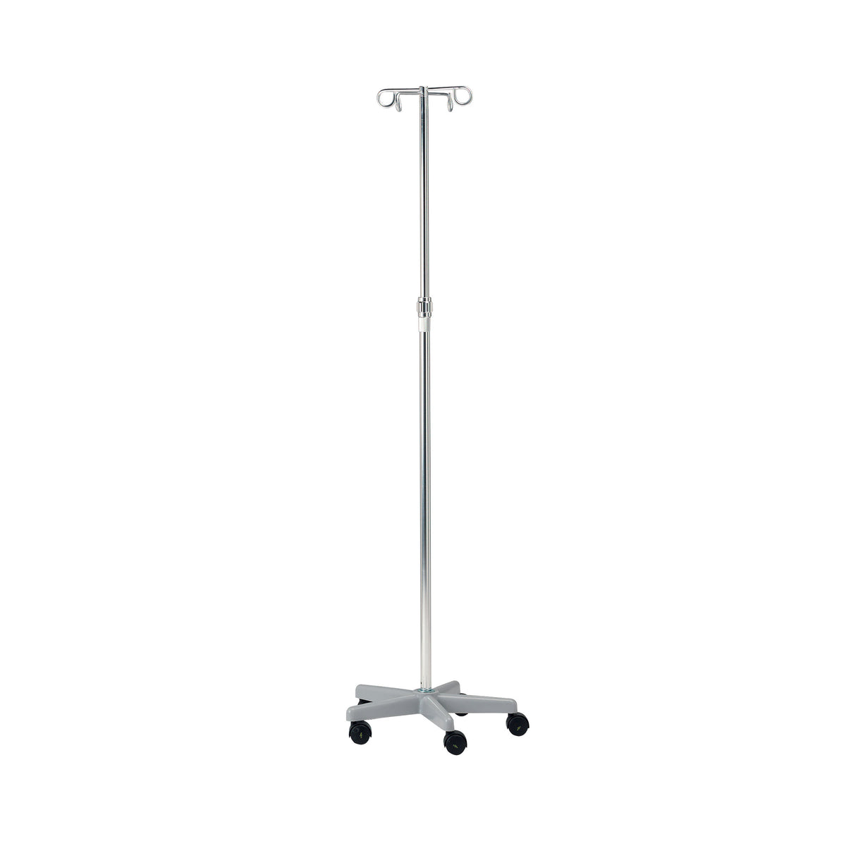Roma Deluxe IV Drip Stand At Home Hospital Community 5 Wheeled Adjustable 5417