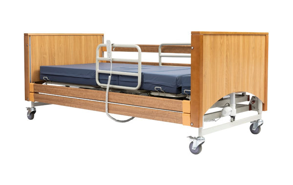 Alerta Lomond Rotate Stand Up Bed in Oak - ALT-LB-RO Adjustable Hospital Type Bed Sit Stand