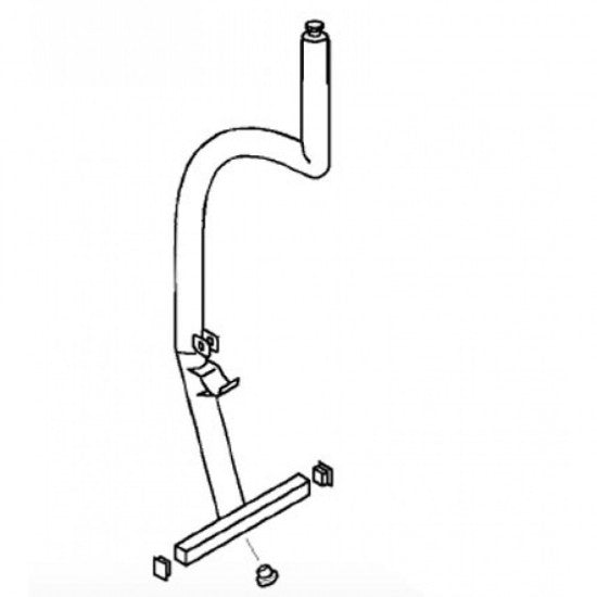Tube de support complet pour chaise Joerns Oxford Dipper 808388.10002