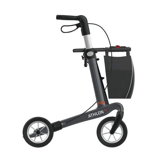 Déambulateur pliant léger Rehasense Server CF à 4 roues CRBKL60UK