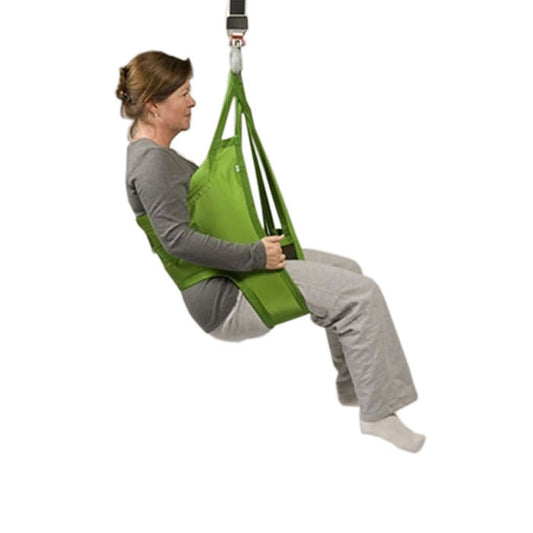 Liko HillRom Hygiene Toileting Commode Transfer Sling with Safety Belt Model 45