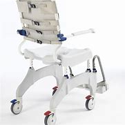 Invacare Ocean Ergo Shower Commode Mobile Wheeled Footplate Chair 1641793