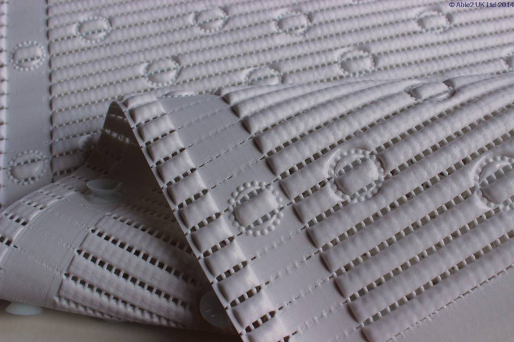 Able2 StayPut Anti-Slip Corner / Quadrant Shower Mat PR45122/W
