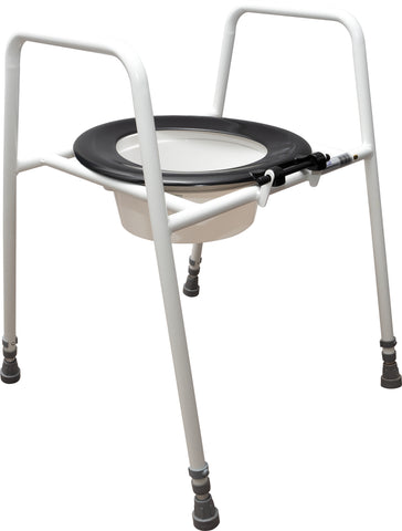 Aidapt Solo Skandia Adjustable Height Toilet Frame with Sleeve VR157