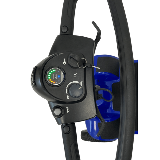 Pride Aluma Lite Plus Car Boot Mobility Scooter Blue Lithium 12 or 30amp batteries