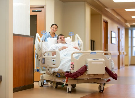 Hillrom Compella Bariatric Electric Bed with Power Drive - COMP-CLRT-PD