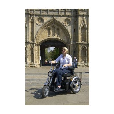 TGA Supersport Mobility Scooter Like Motorcycle or Trike Top of Range Heavy Duty 8 mph 31 Stone User