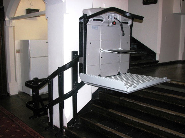 Vimec V65 Curve Wheelchair Platform Lift Outdoor and Indoor