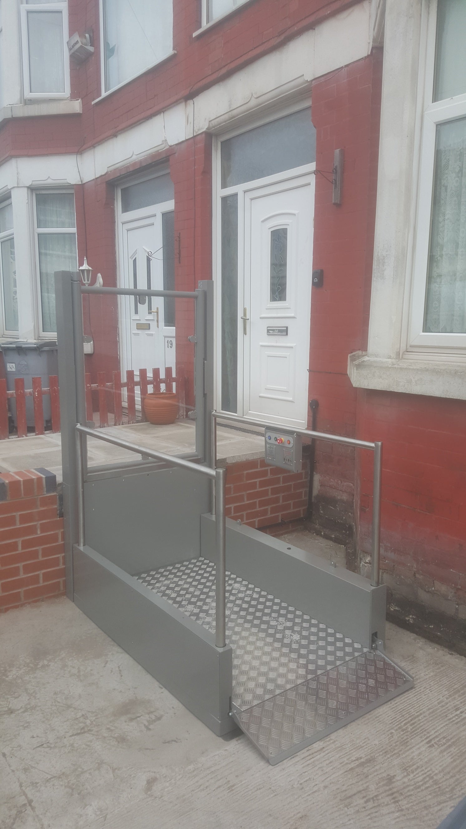 Pollock Step Lift Install in Poulton, Wirral