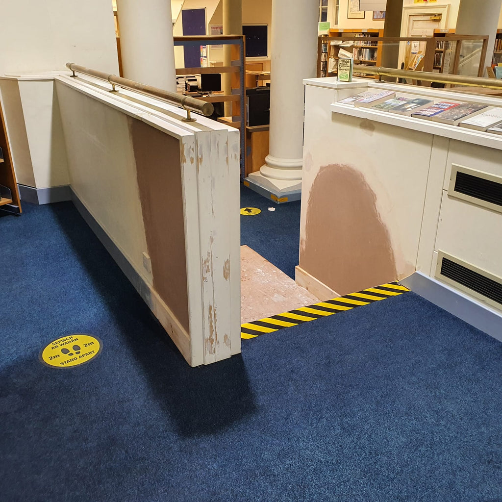 Install of Platform Lift Into Public Welsh Library