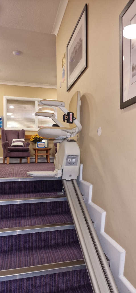 Multiple Hire Lifts Installed in Forest Hill Care Home Worksop for access needs for patients whilst passenger lift renovation works ongoing