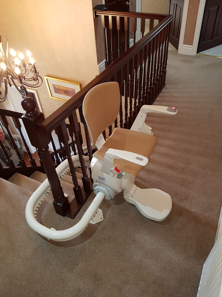 Recent Otolift One Air Curved Stairlift Installation in Lancaster