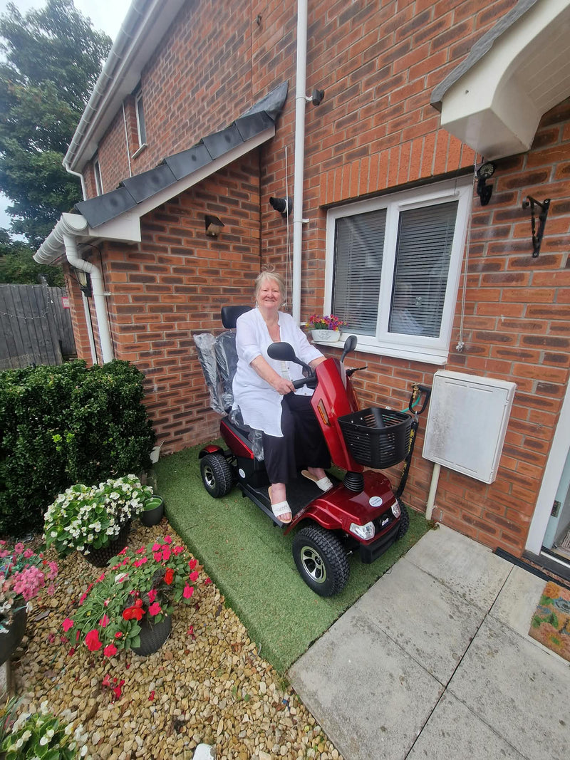 Delivery of a Drive Safari 8mph Scooter to a lovely customer in Wales!