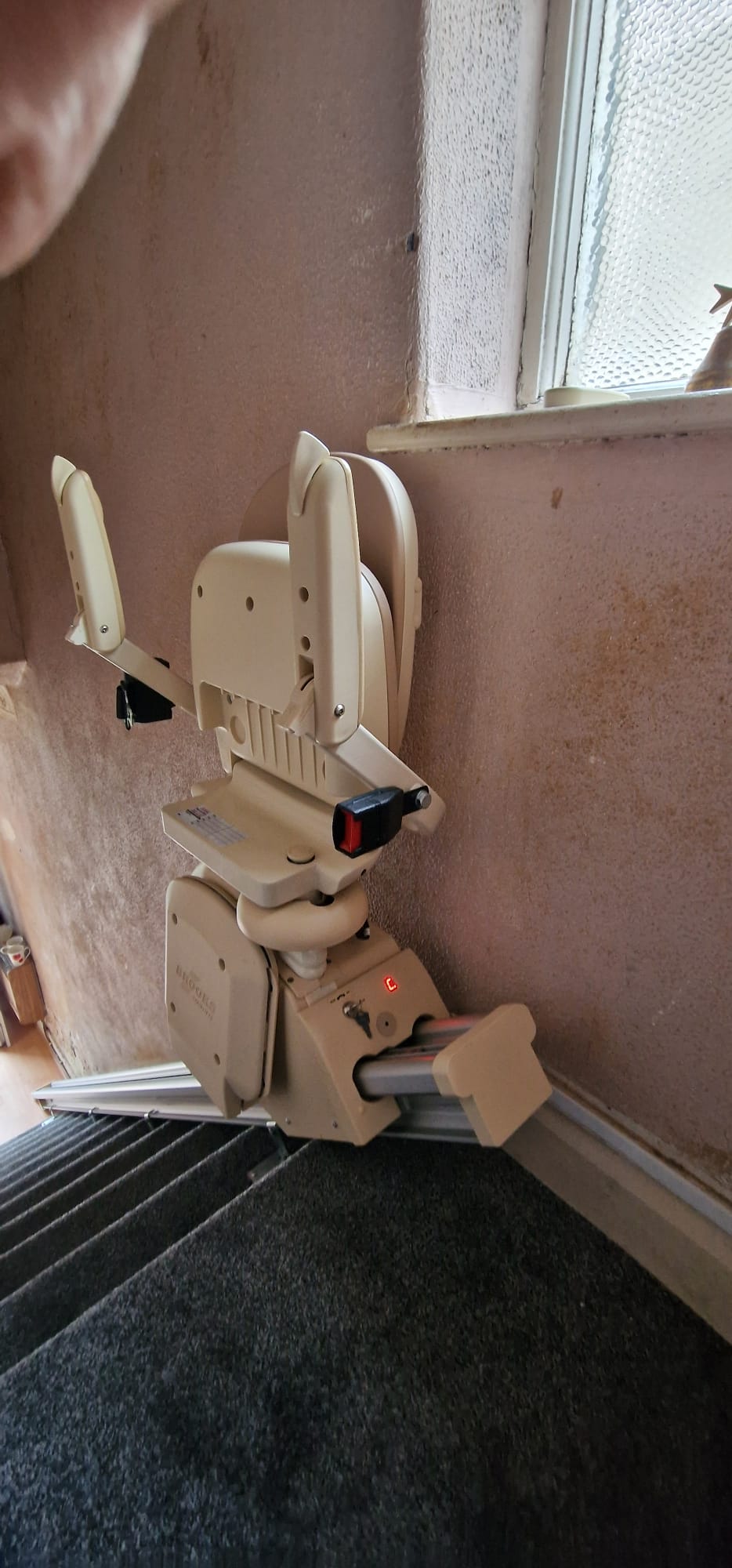 Reconditioned Stairlift In Excellent As New Condition - Brooks Superglide T700 130 Installed in Mayfair Widnes Cheshire
