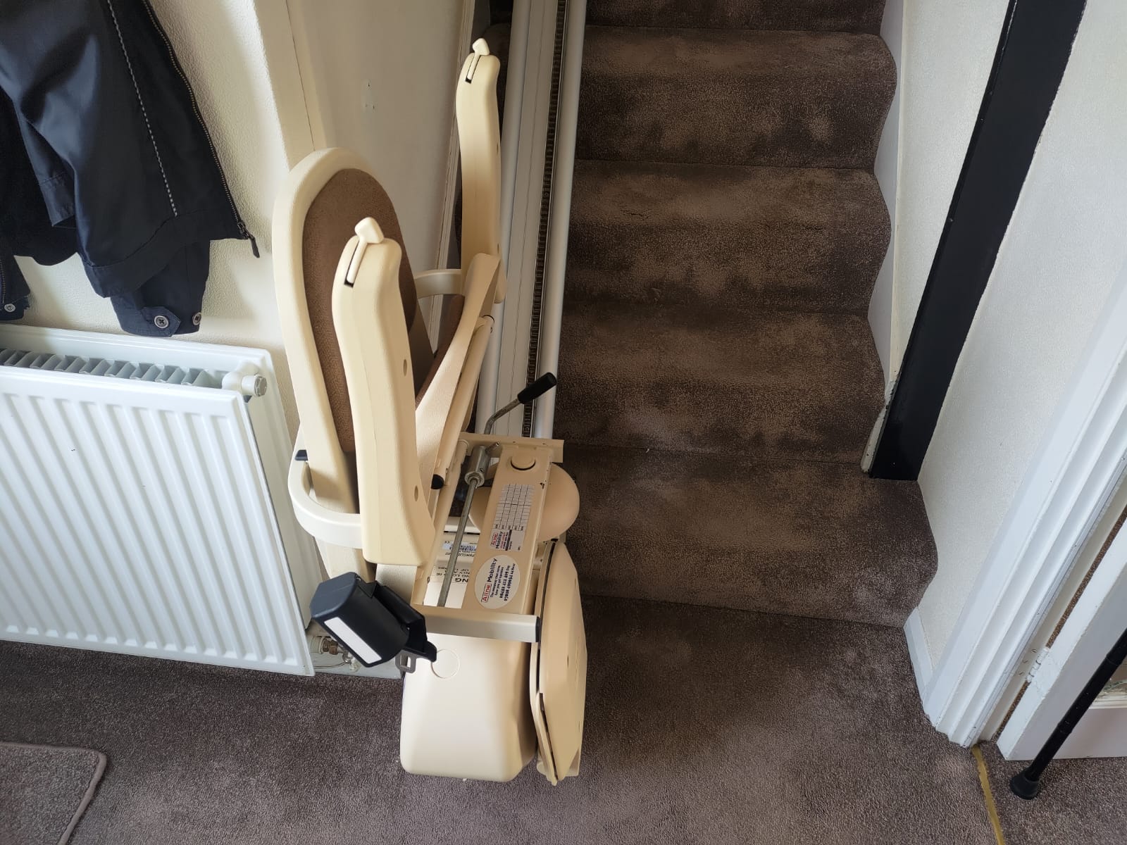 New Brooks Straight Stairlift Install Widnes Cheshire