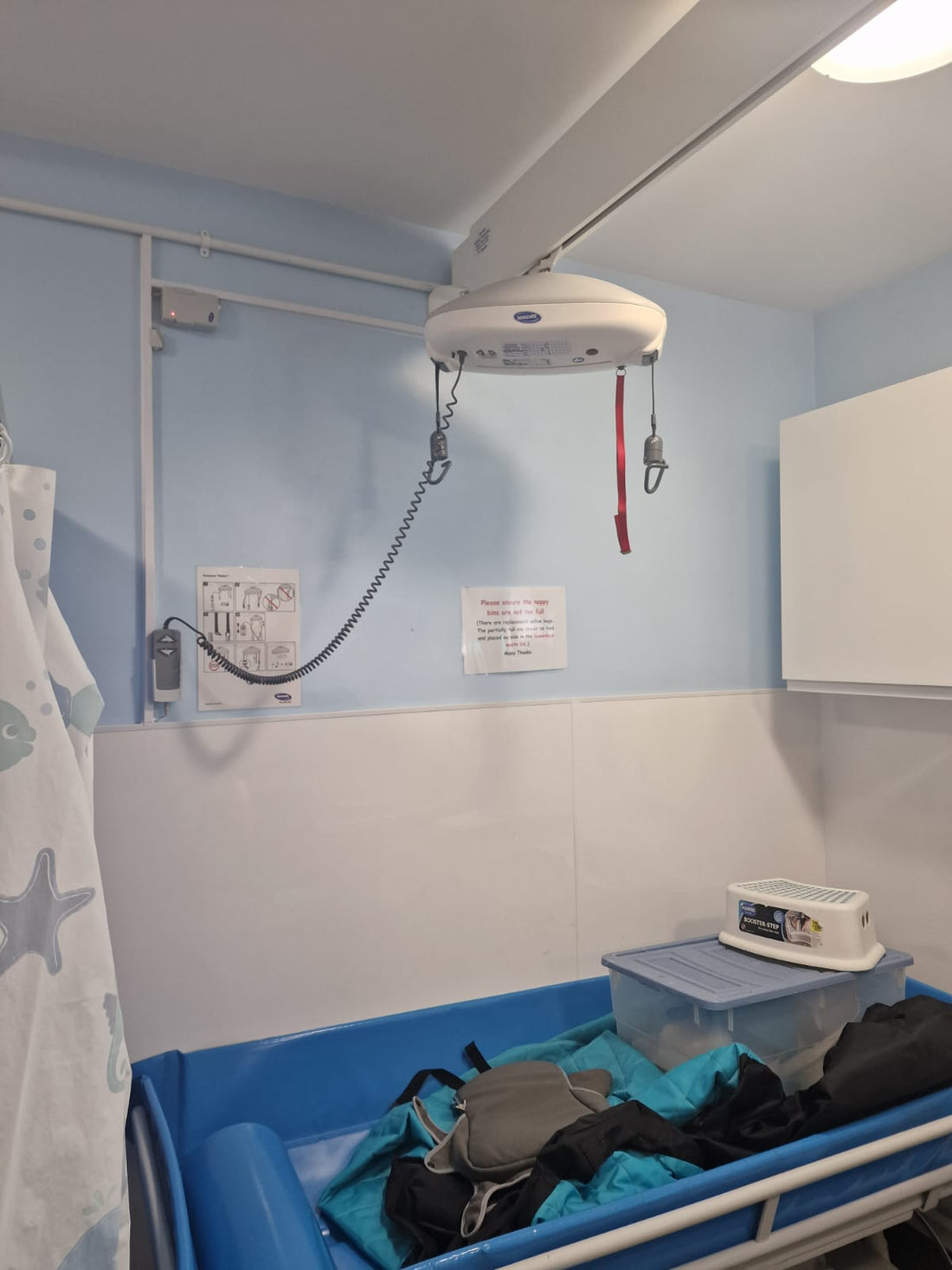 Chesnut Lodge School Widnes Invacare Robin Hoist Install