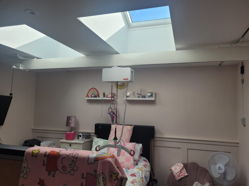 Installation de l'élévateur Multi Room Molift Etac à Rotherham entièrement terminée
