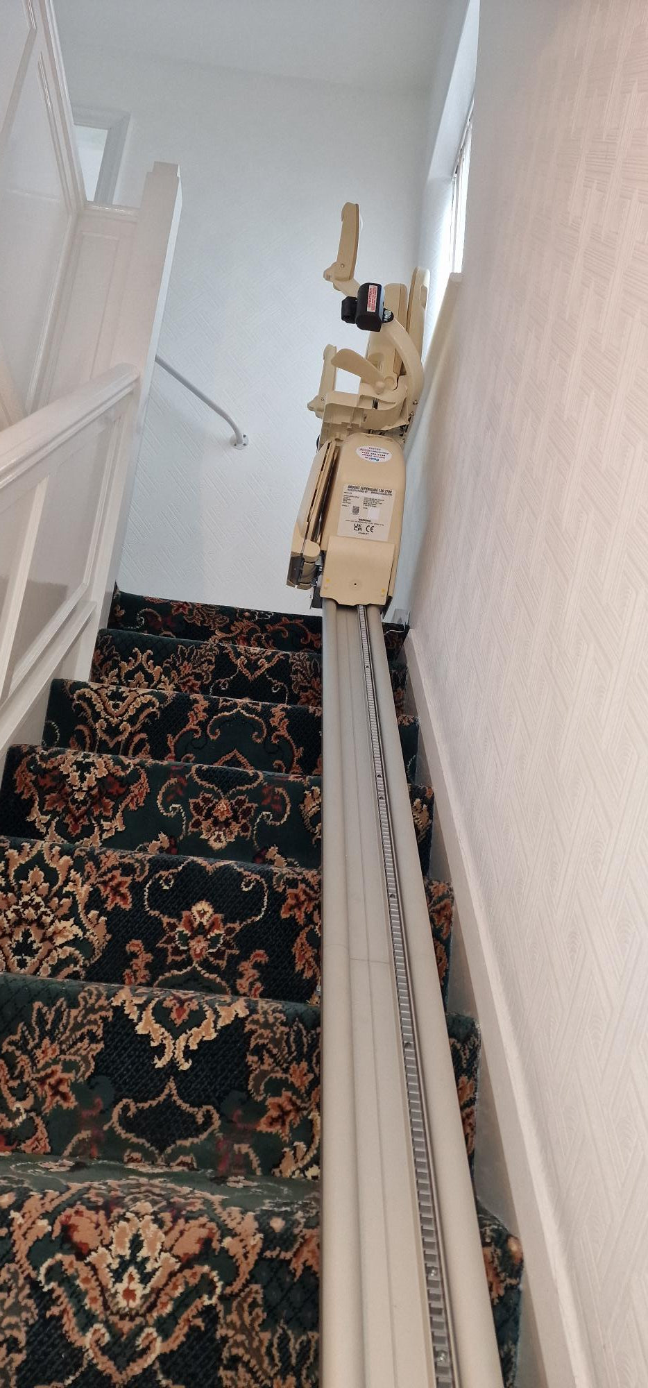 Brand New Brooks Straight Stairlift Installed St Helens Merseyside - another Very Happy Customer
