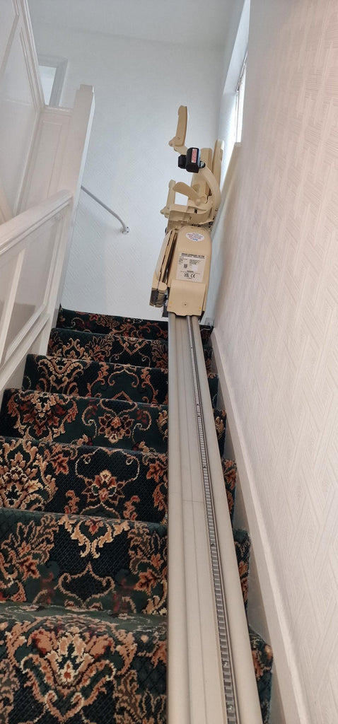Brand New Brooks Straight Stairlift Installed St Helens Merseyside - another Very Happy Customer