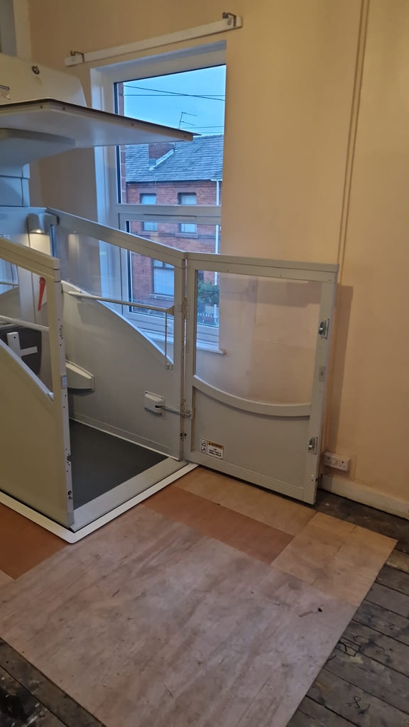 Another Pollock New Through Floor Vertical Lift Installation in the North West Uk