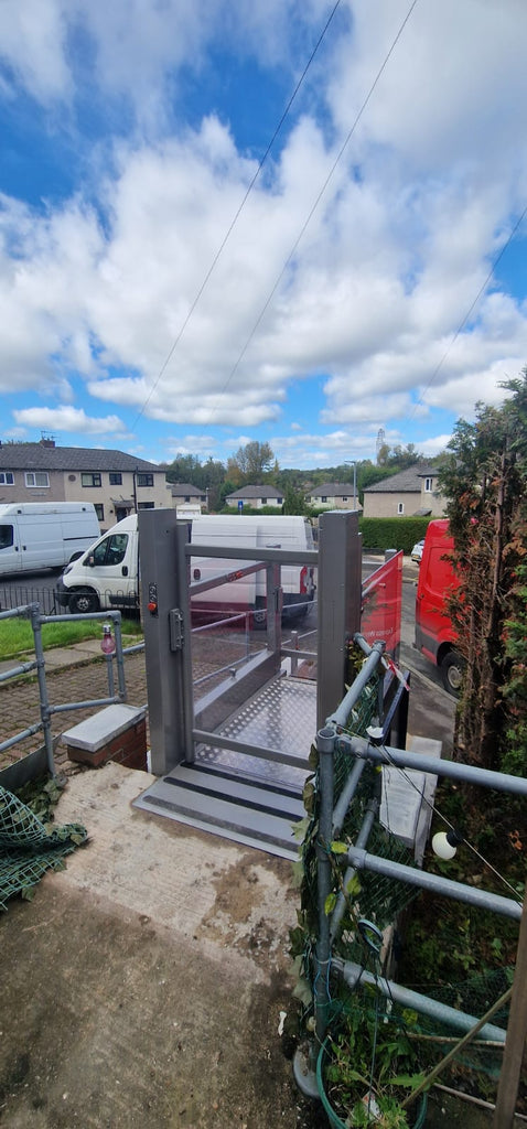 Full Installation of a New Pollock 65 Series Steplift for Burnley Council Lancashire