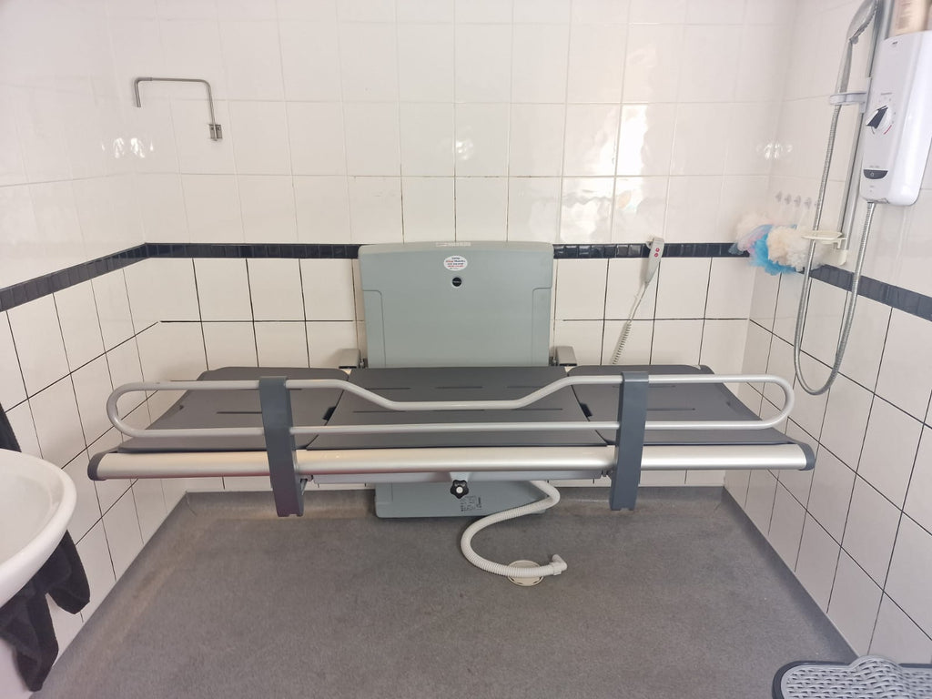 New Pressalit Electric Rise and Lower Changing bench/bed Installed for Liverpool Council - Changing Places