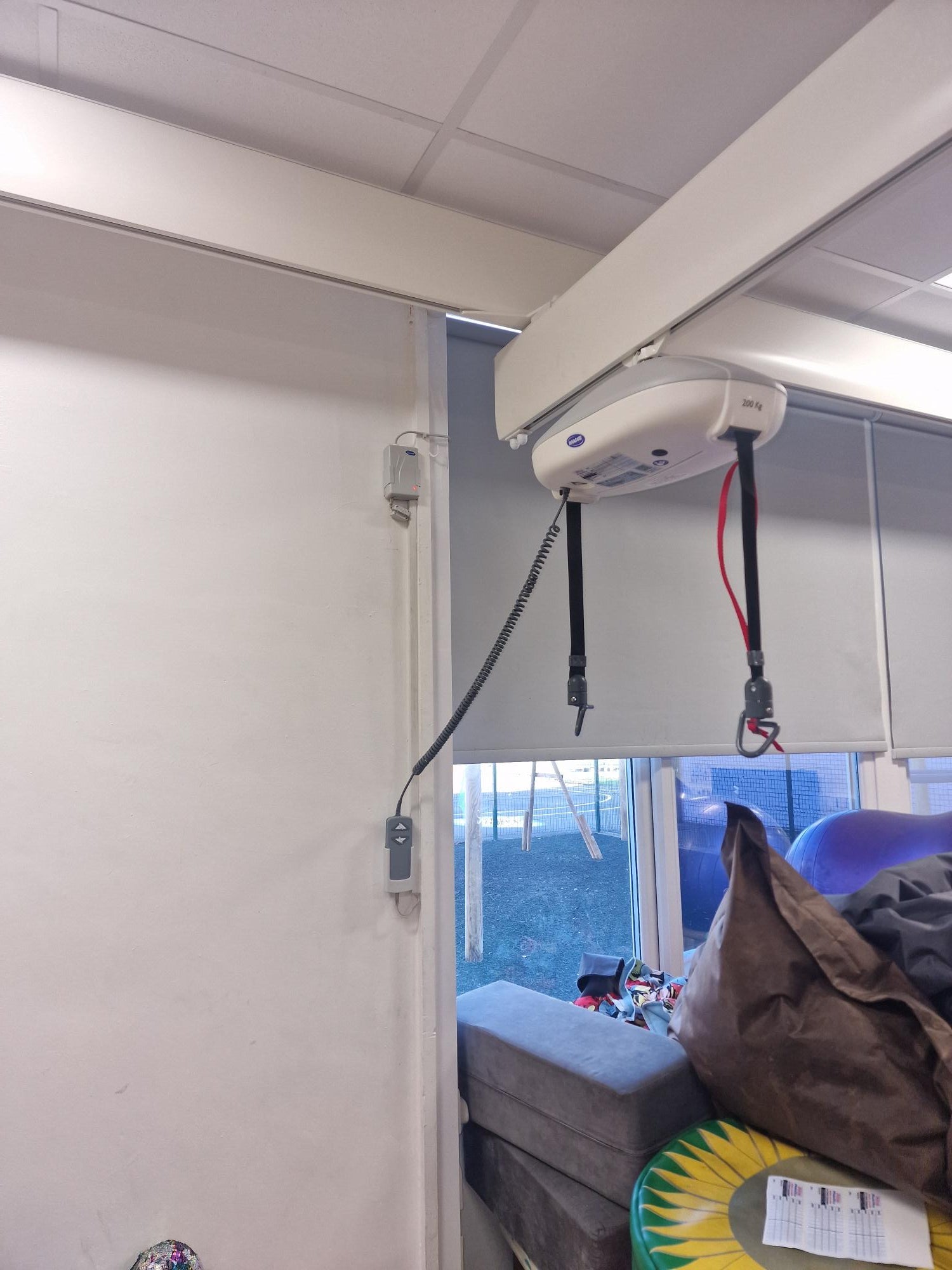 Redgate Primary School Formby Sefton New Robin X-Y Large Full Room Hoist Installs within classrooms