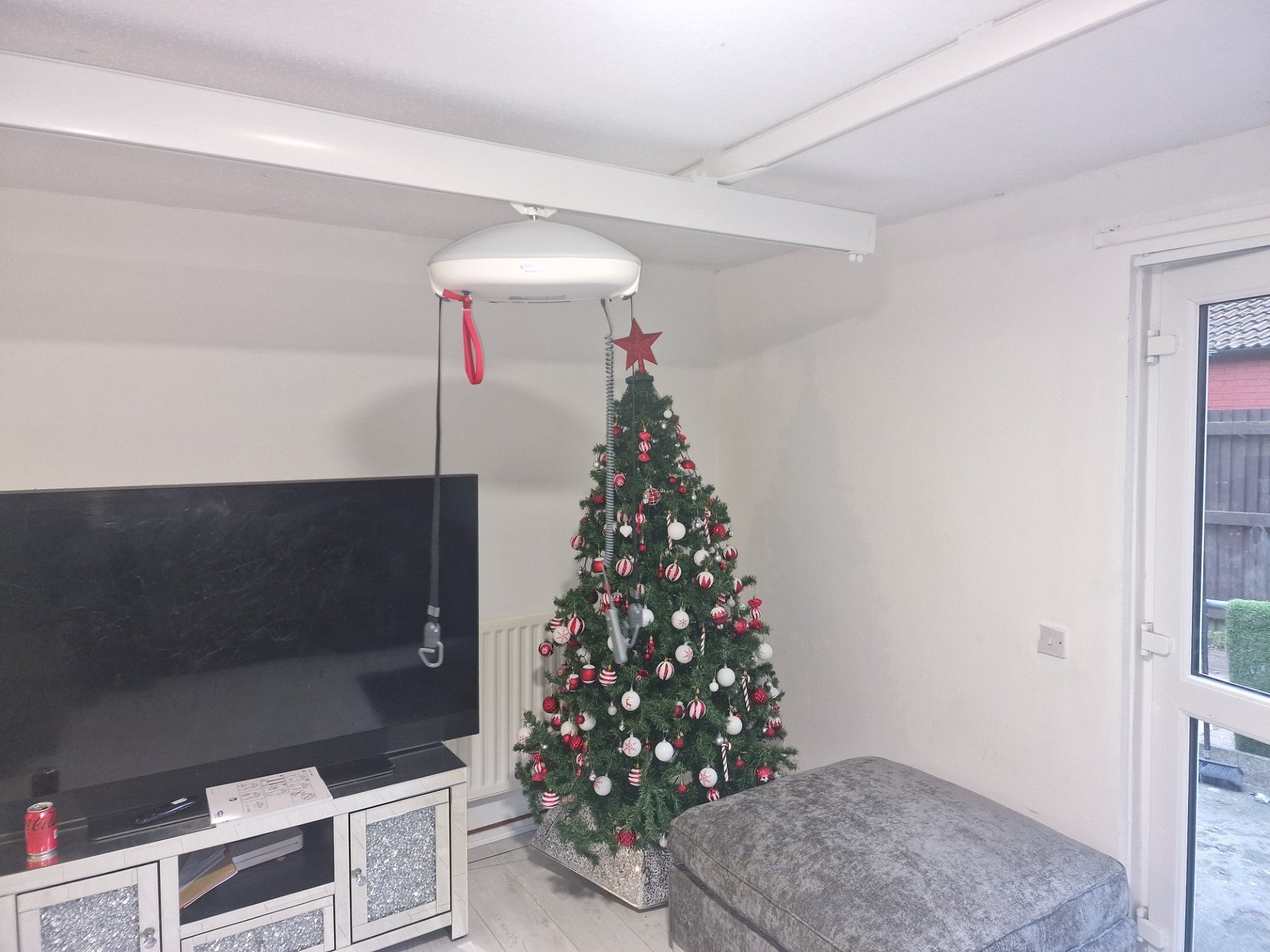 New Invacare Robin Hoist Installs in Runcorn Cheshire Halton council - Happy customer just before Christmas