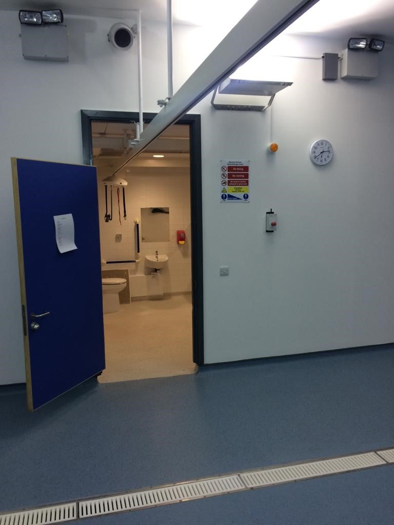 'Invacare Robin' full room hoist installations including X-Y Systems and gate systems. Installations at Stanley School, Wirral.